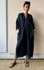 Two Grid Caftan Dress - Thumbnail 4