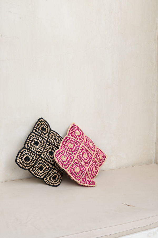 Zanatany Concepts Raffia Cushion