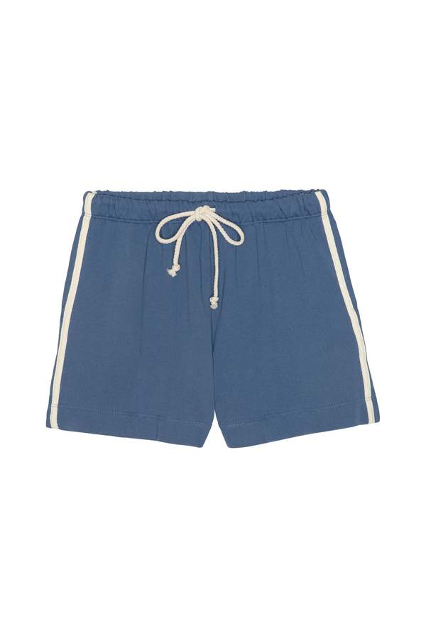 Donni. Lapis Stripe Eco-Terry Shorts