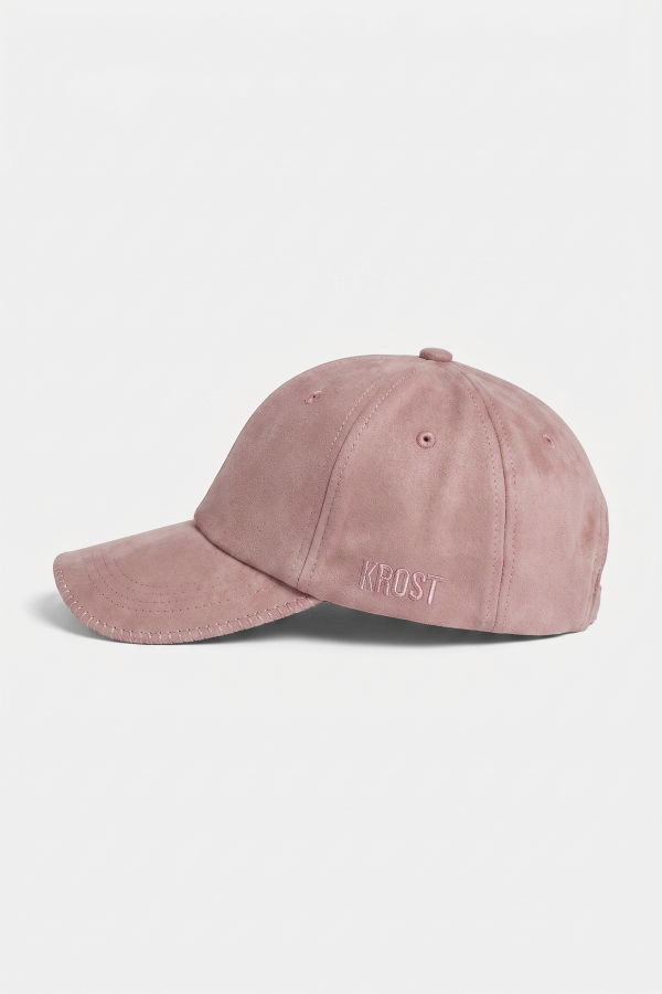 KROST Faux Suede Blanket Stitch Cap