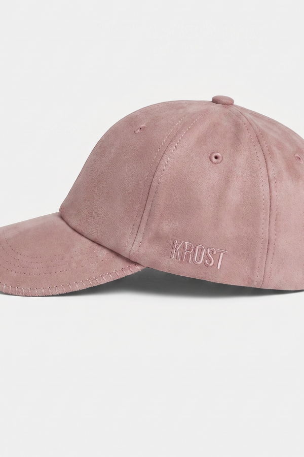 KROST Faux Suede Blanket Stitch Cap