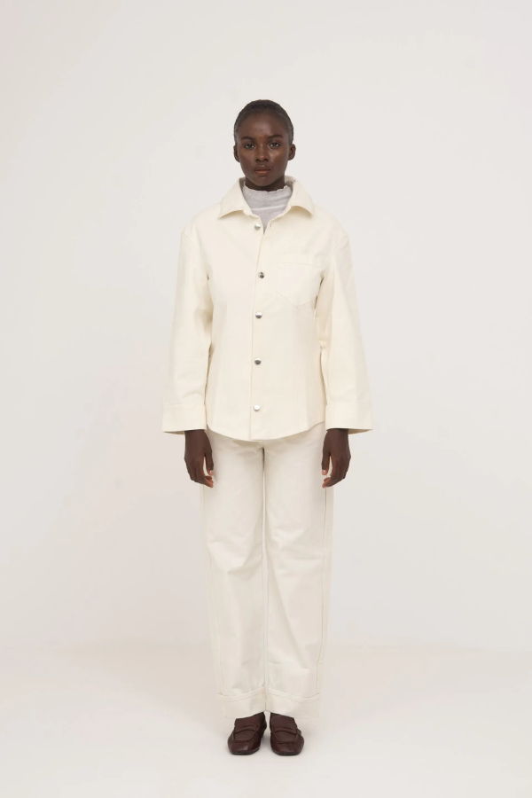 Carmensays Agenda Denim Trousers - Cream
