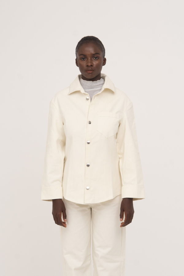 Carmensays Agenda Fitted Denim Overshirt