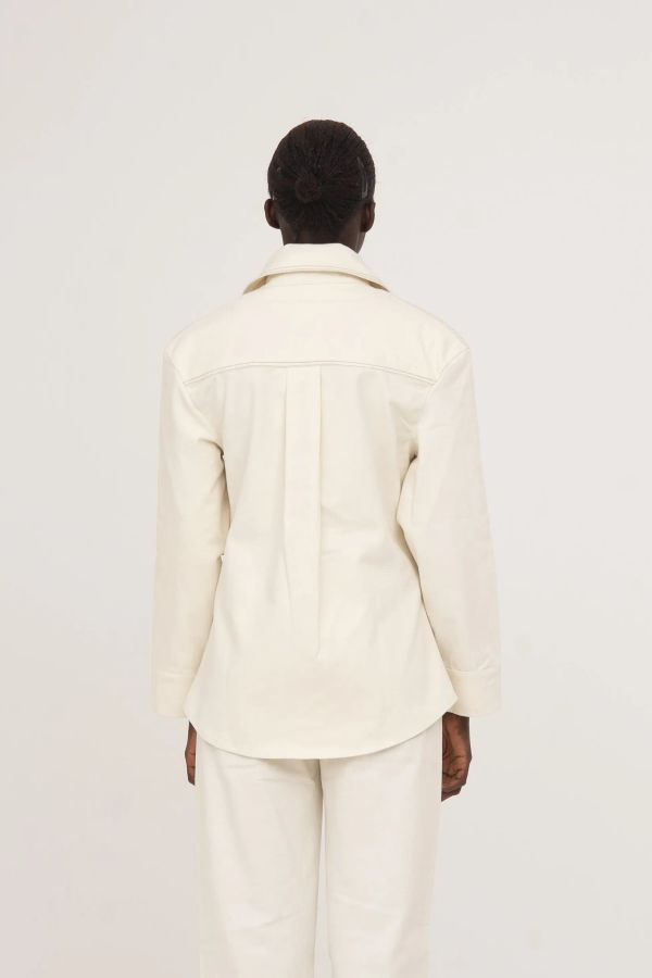 Carmensays Agenda Fitted Denim Overshirt