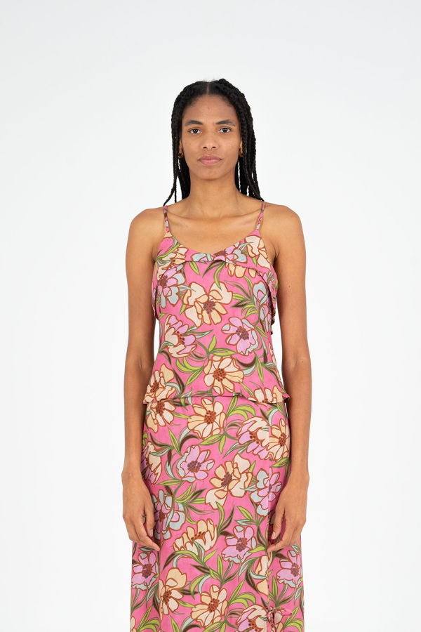 Carmensays Amara Floral Print Top