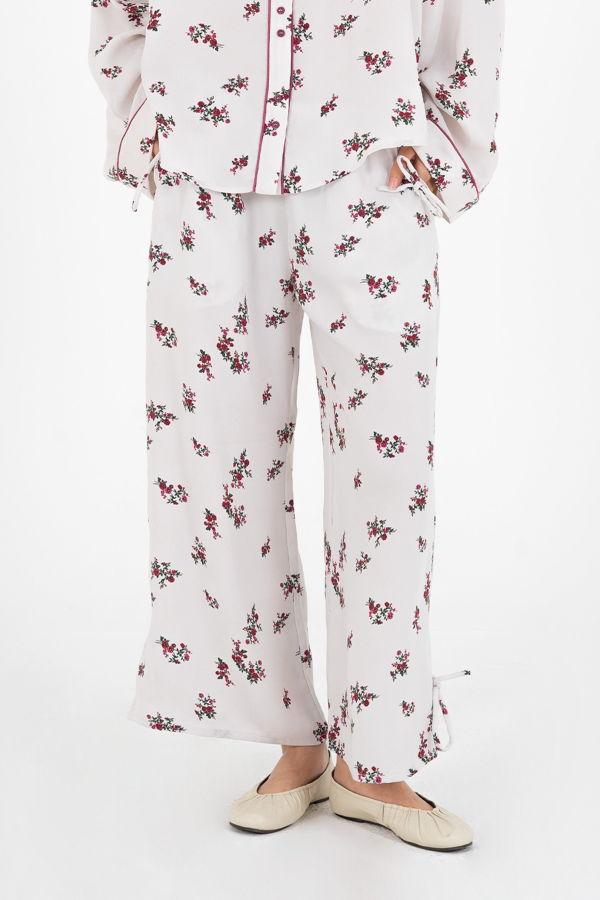 Carmensays Bloom Flower Print Pants