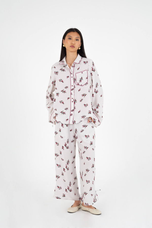 Carmensays Bloom Flower Print Shirt