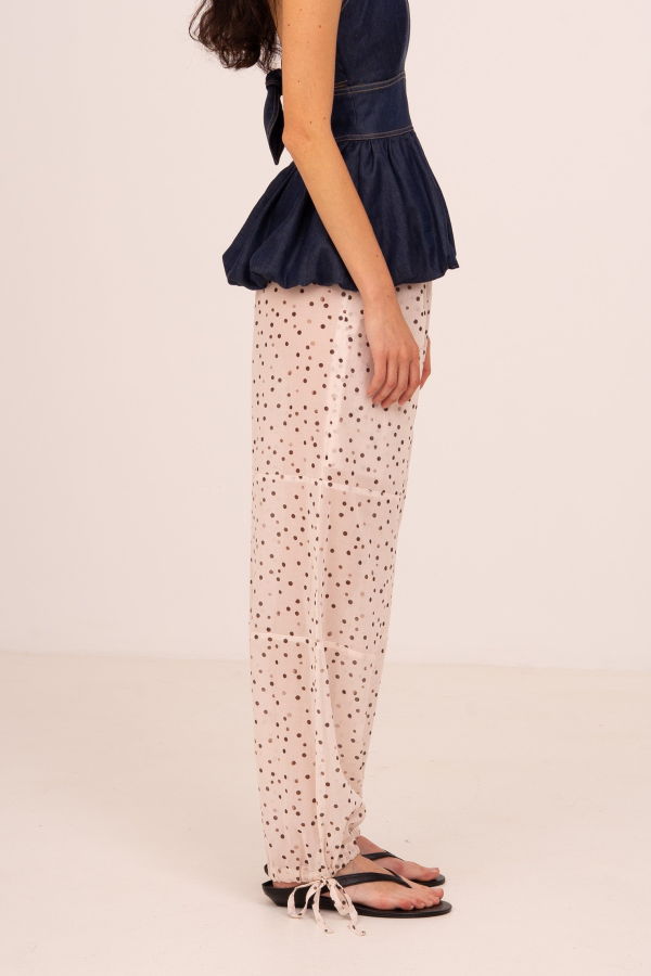 Carmensays Polka Dot Print Fomo Pants