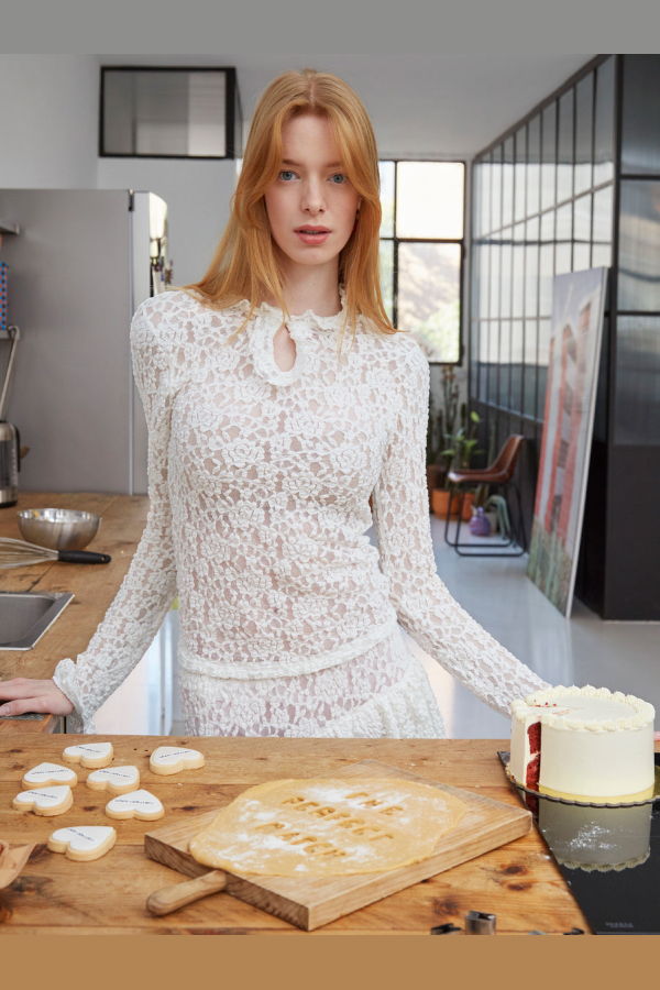 Carmensays Cupid Lace Top