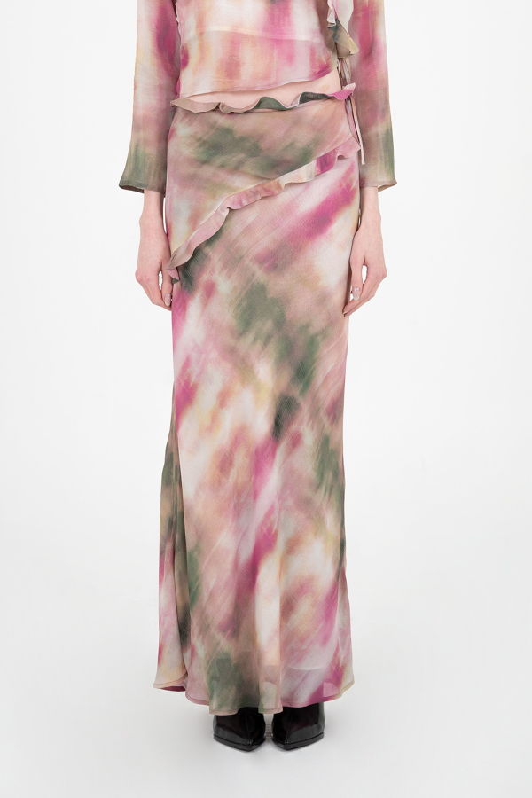 Carmen Says Flame Print Skirt
