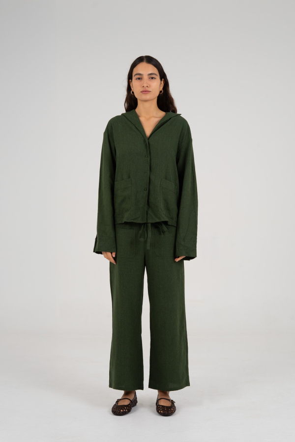Carmensays Grinch Linen Shirt