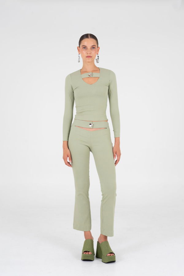 Carmensays Light Pants - Light Green