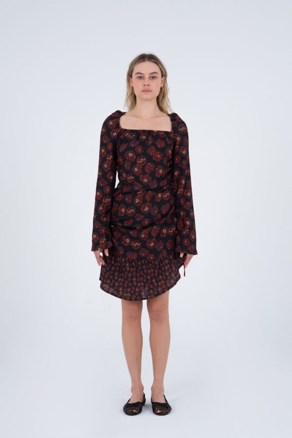 Carmensays Lullaby Floral-Printed Short Dress