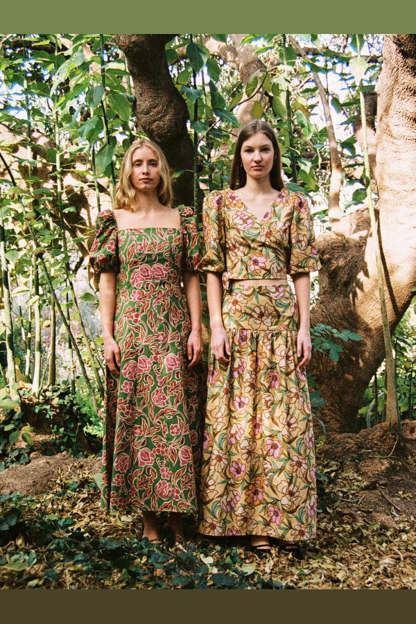 Carmensays Lysandra Floral Print Maxi Skirt