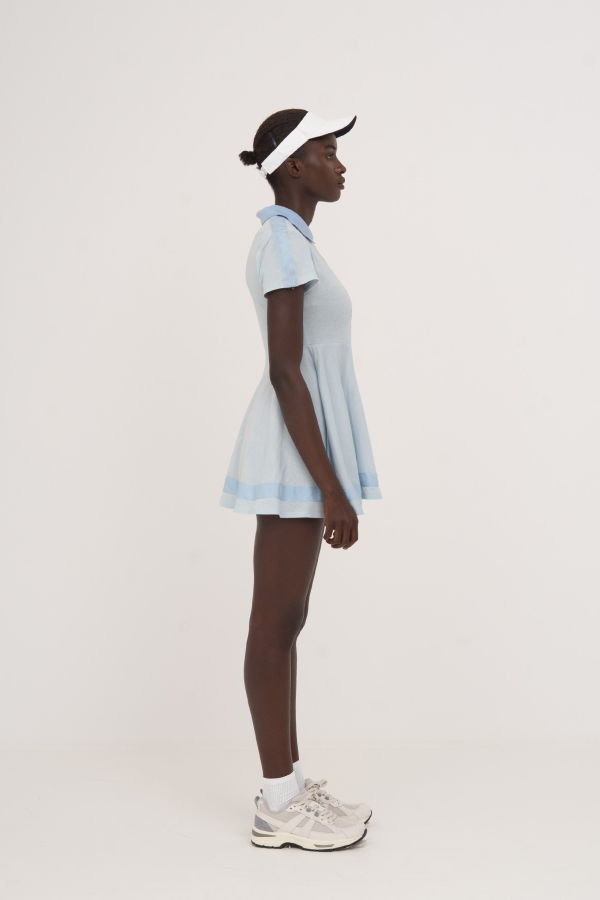 Carmensays Matchpoint Jersey Knit Mini Tennis Dress