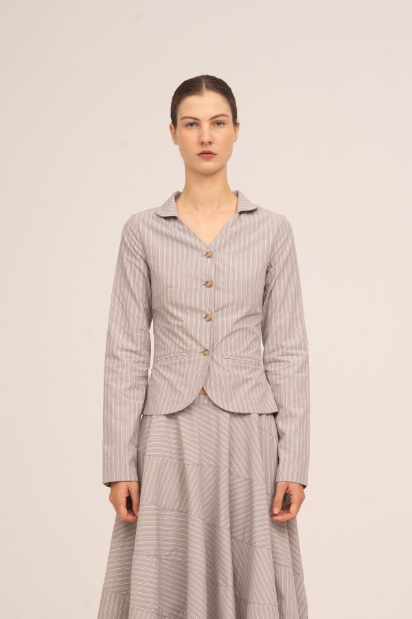 Carmensays Midnight Striped Shirt