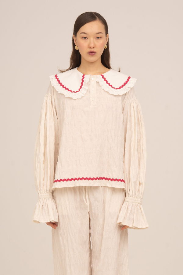Carmensays Offduty Pyjama Blouse