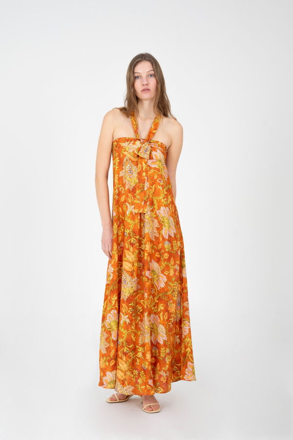 Carmen Says Oracle Floral Print Dress