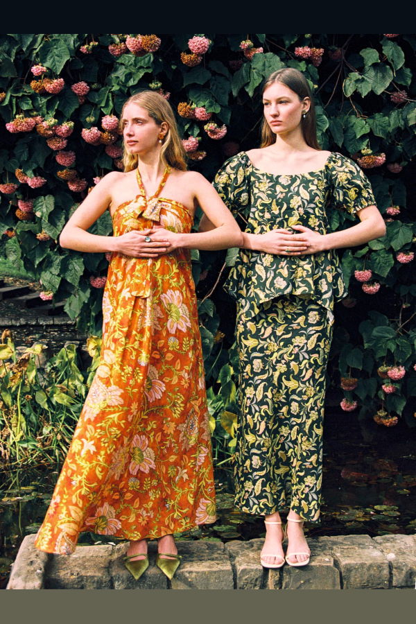 Carmen Says Oracle Floral Print Dress