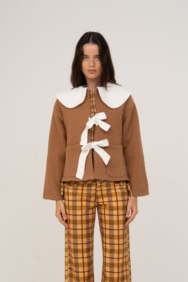 Carmensays Parfum Babydoll Collar Jacket