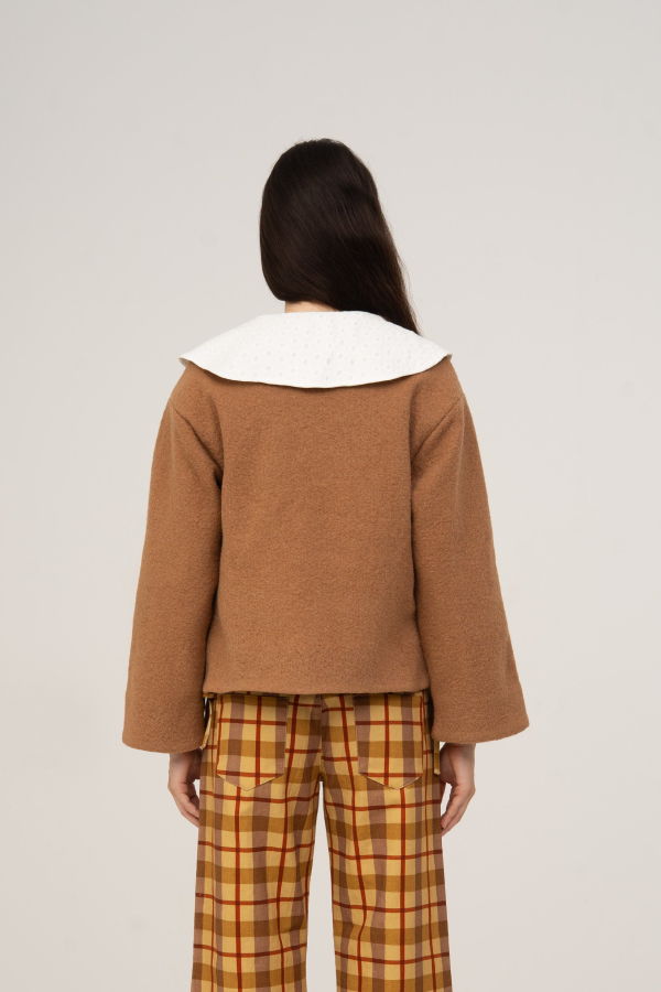Carmensays Parfum Babydoll Collar Jacket