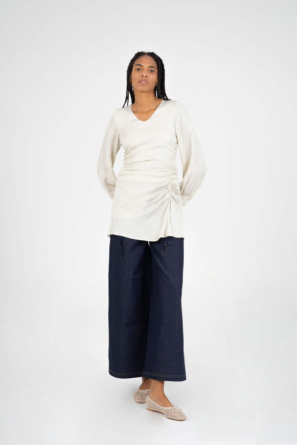 Carmensays Ruched Dress