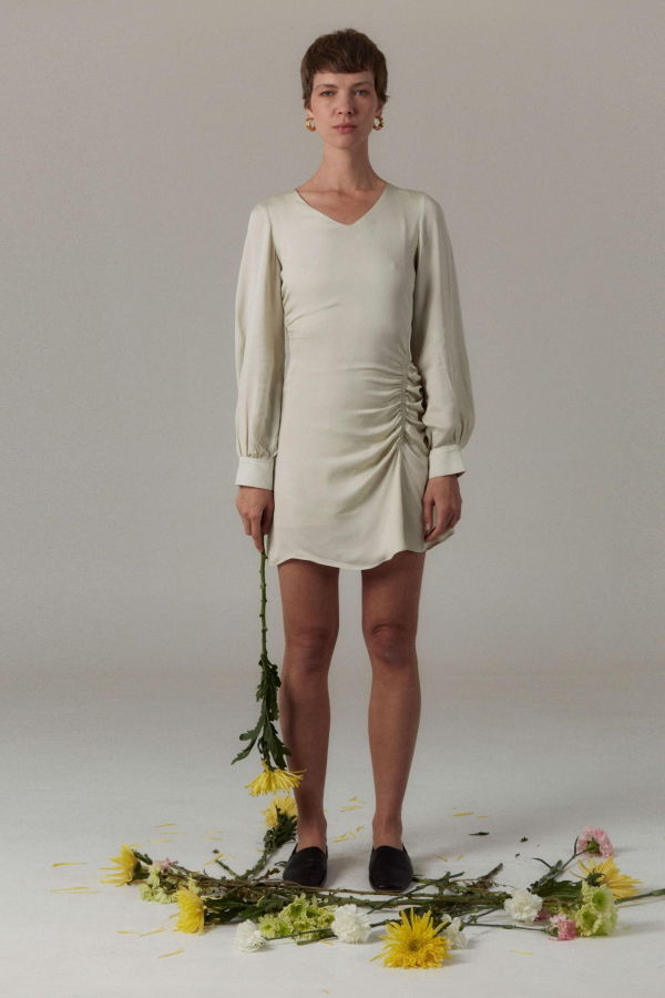 Carmensays Ruched Dress