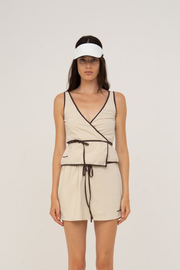 Carmensays Serve Sports Wrap Top