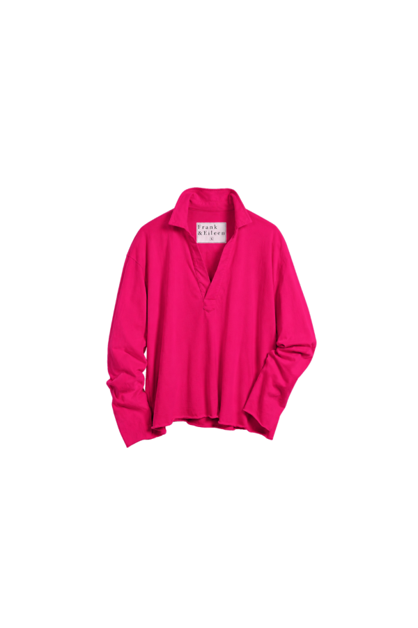 Frank & Eileen Patrick Popover Henley Top - Zinnia
