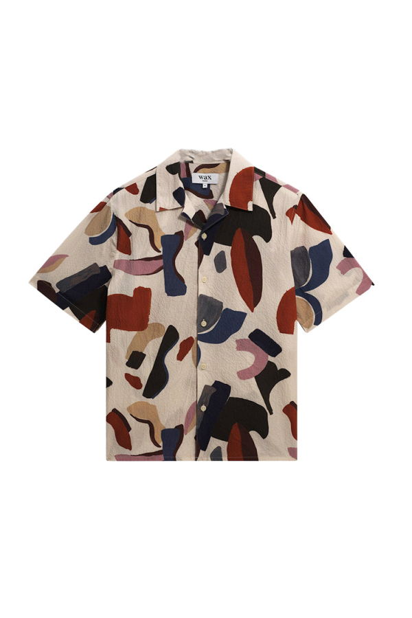 Wax London Didcot Abstract Shapes Shirt