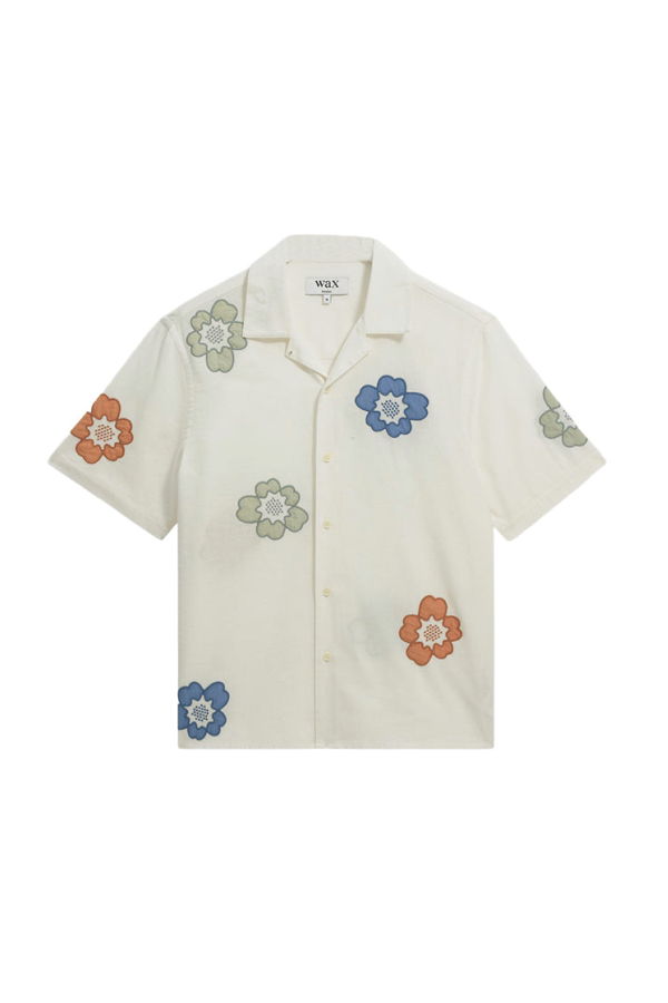 Wax London Didcot Floral Applique Shirt