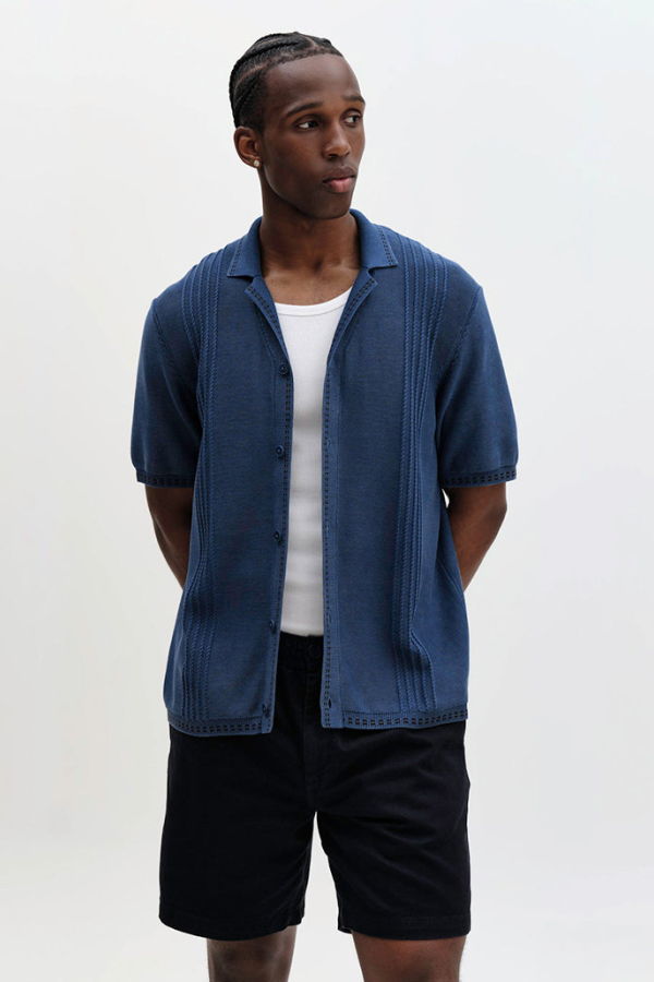 Wax London Ivy Cotton Knit Shirt