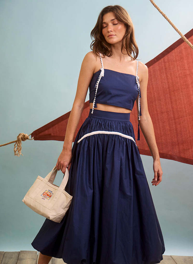 Hunter Bell Allegra Skirt - Deep Sea