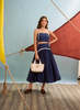Hunter Bell Allegra Skirt - Deep Sea - Thumbnail 4
