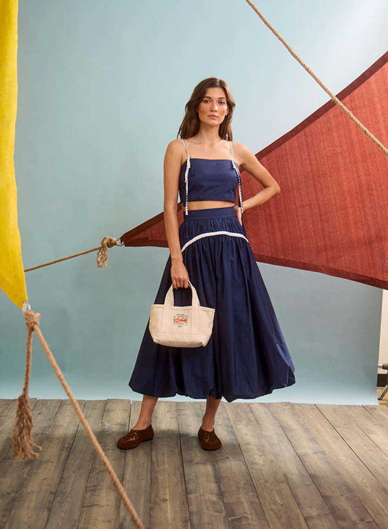 Hunter Bell Allegra Skirt - Deep Sea