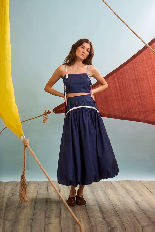 Hunter Bell Kiki Top - Deep Sea