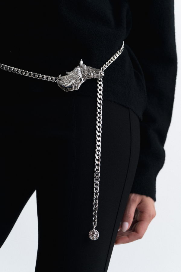 Lindsay Nicholas New York Fire Horse Chain Belt