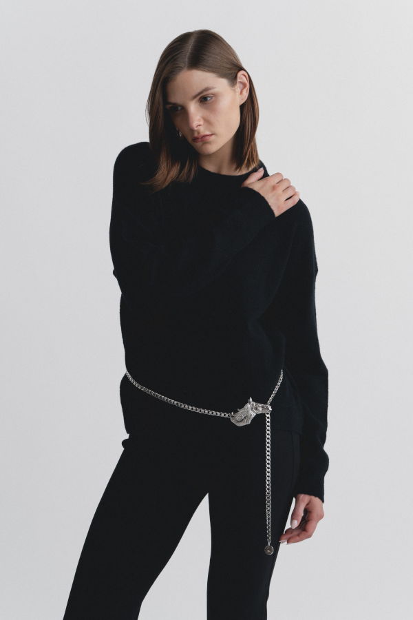 Lindsay Nicholas New York Fire Horse Chain Belt