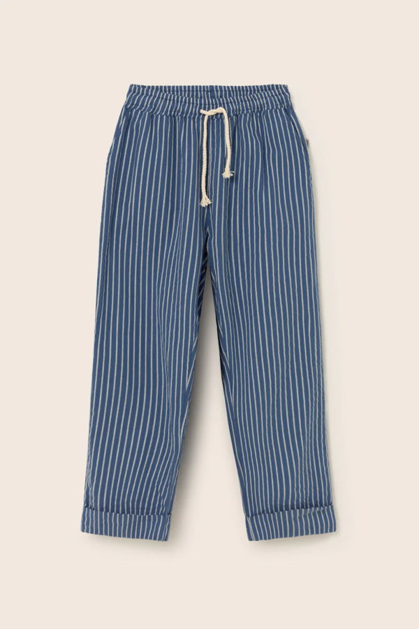 KIDS Cozmo Aero Striped Linen-Look Pants