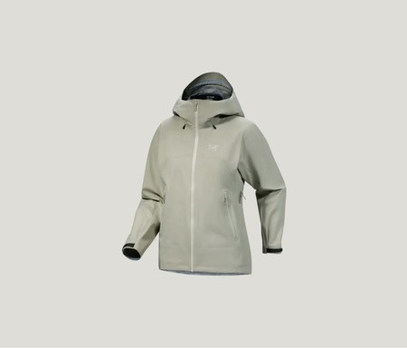 Auralee Finx Polyester Stripe Hooded Zip P/O - Blue | Garmentory