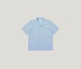Universal Works Sido Linen Road Shirt - Sky Blue - Thumbnail 1