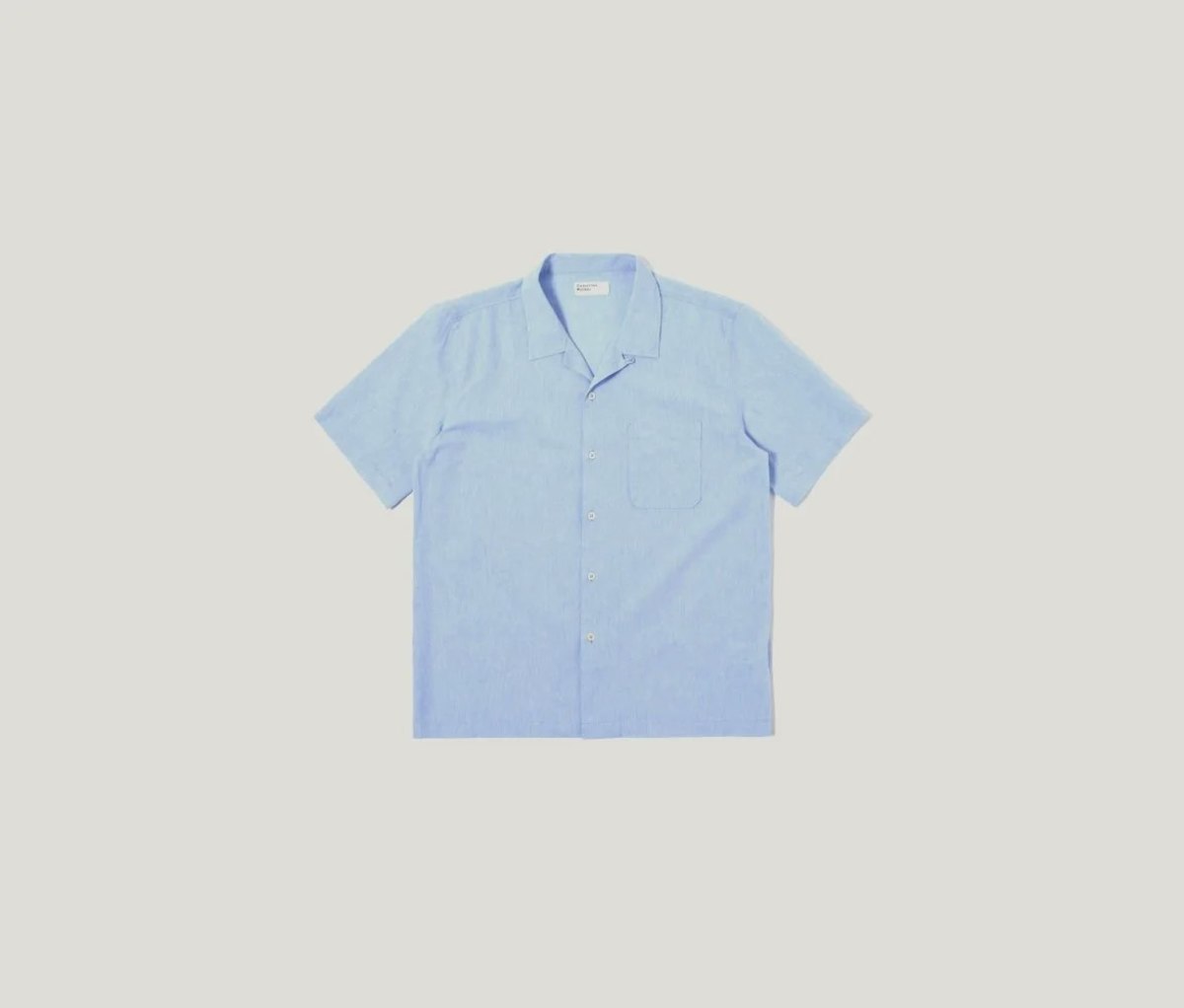 Universal Works Sido Linen Road Shirt - Sky Blue - Image 1 of 8