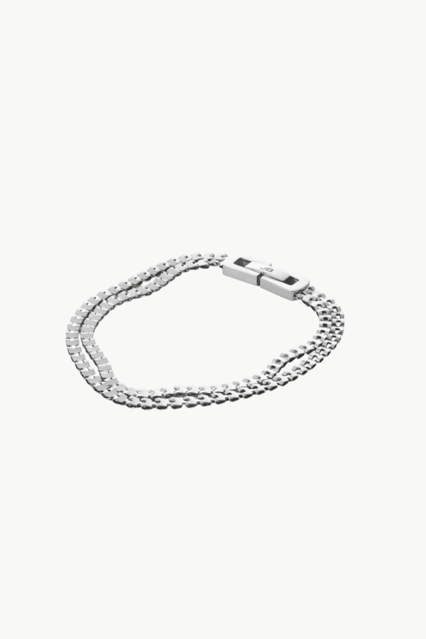 Jenny Bird Double Amalfi Anklet - Platinum