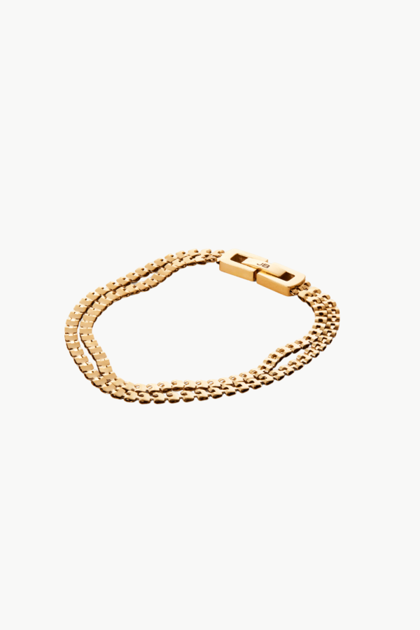 Jenny Bird Double Amalfi Bracelet - High Polish Gold