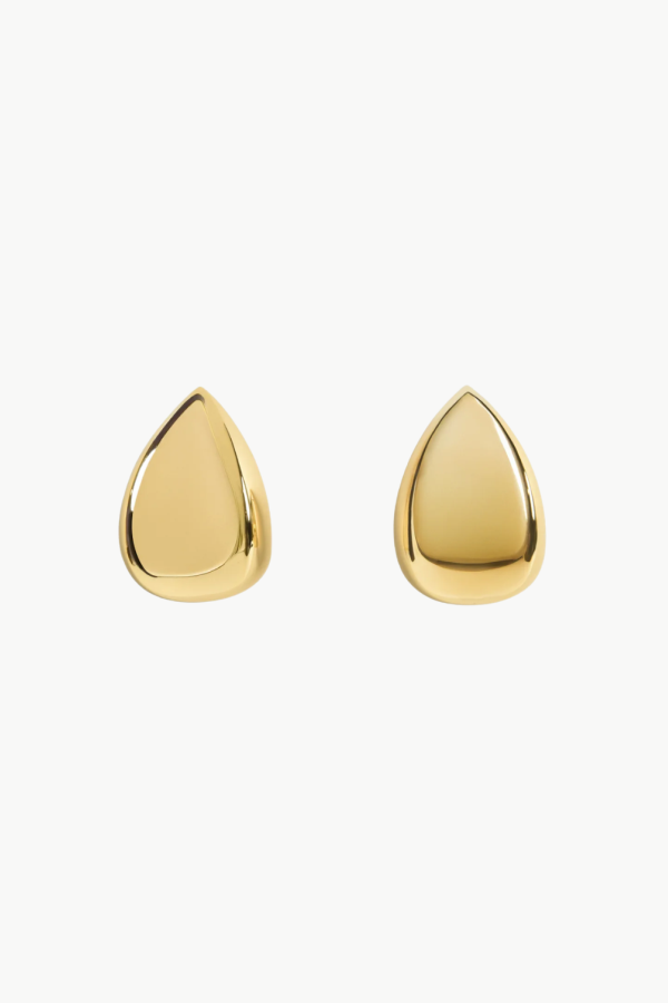 Jenny Bird Small Margaux Puff Earrings - High Polish Gold
