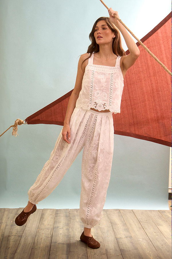 Hunter Bell Calloway Pant - White