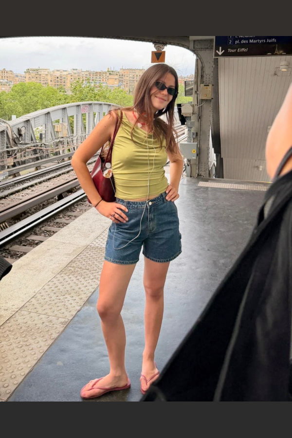 Azalea Mika Denim Cargo Shorts