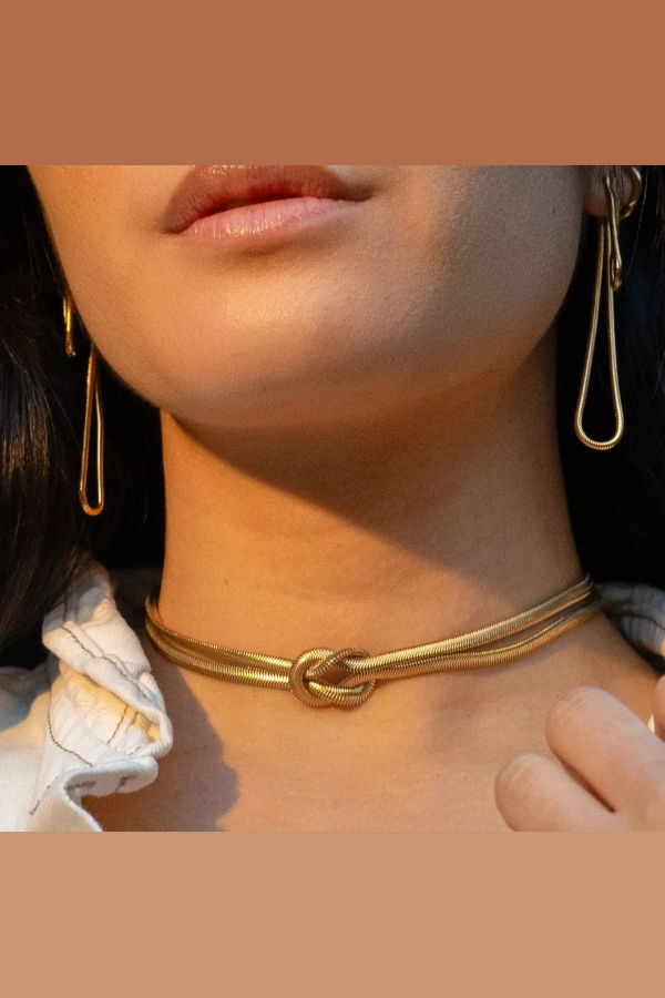Peter + June Gold In the Loop Choker