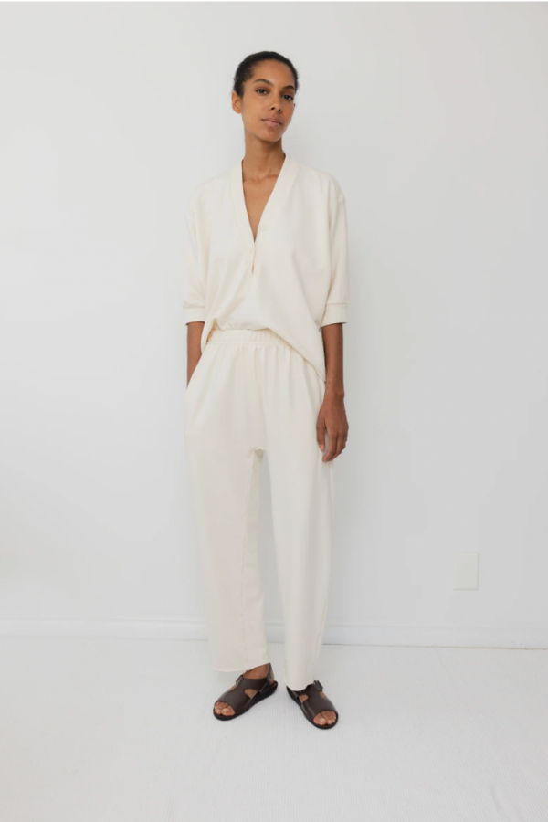 Wol Hide Short Sleeve Sweatshirt - Natural