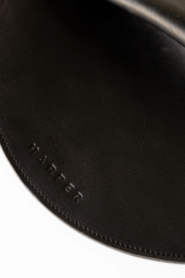 Harper the Label The Pleated Clutch - Black